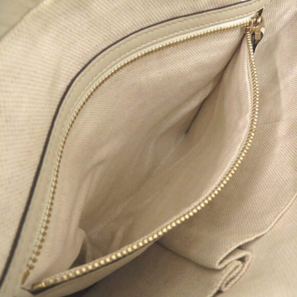 GUCCI White Leather Love Shoulder Bag - Picture 7 of 8